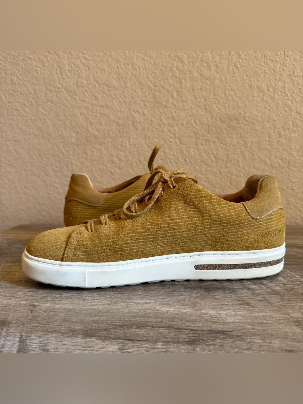 Birkenstock Bend Low Suede Leather Sneakers Embossed Corduroy ribbed suede - Picture 10 of 13